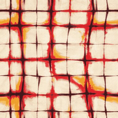 Modern ve orijinal dalma boyası, kravat boyası, batik ve shibori desenleri yüksek çözünürlüklü beyaz tuval üzerinde