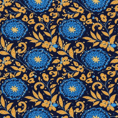 Yüksek çözünürlüklü beyaz tuval üzerinde geometrik boya, batik ve shibori deseni