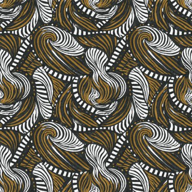 Yüksek çözünürlüklü beyaz tuval üzerinde geometrik boya, batik ve shibori deseni