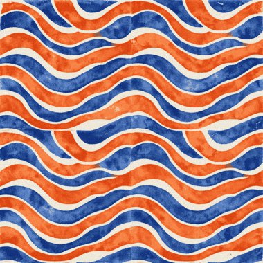 Yüksek çözünürlüklü beyaz tuval üzerinde boya ve Shibori yaratıcı desen