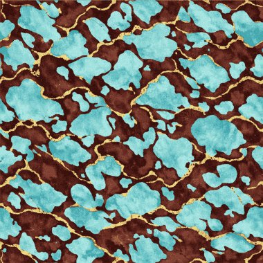 Yüksek çözünürlüklü beyaz tuval üzerinde boya ve Shibori yaratıcı desen