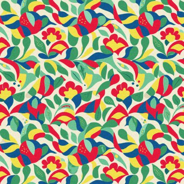 Yüksek çözünürlüklü beyaz tuval üzerinde boya ve Shibori yaratıcı desen