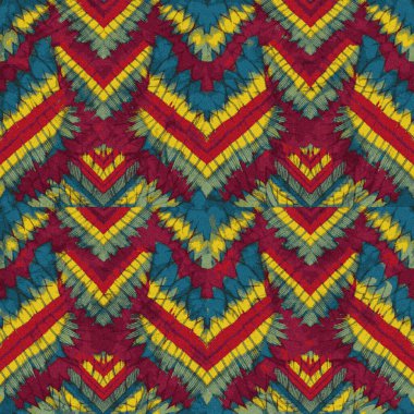 Yüksek çözünürlüklü beyaz tuval üzerinde boya kumaşı ve Shibori yaratıcı desen