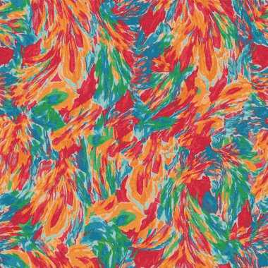 Yüksek çözünürlüklü beyaz tuval üzerinde boya kumaşı ve Shibori yaratıcı desen