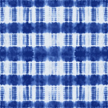 Yüksek çözünürlüklü beyaz tuval üzerinde boya kumaşı ve Shibori yaratıcı desen