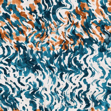 Yüksek çözünürlüklü beyaz tuval üzerinde boya kumaşı ve Shibori yaratıcı desen