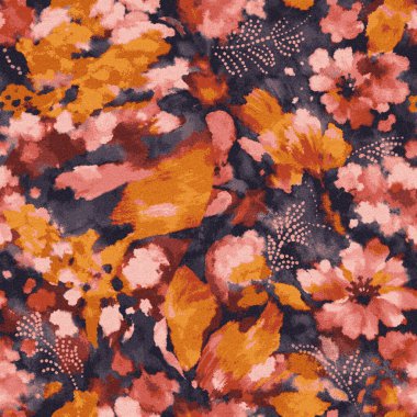 Yüksek çözünürlüklü beyaz tuval üzerinde boya kumaşı ve Shibori yaratıcı desen