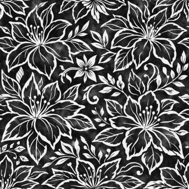 Yüksek çözünürlüklü beyaz tuval üzerinde boya kumaşı ve Shibori yaratıcı desen