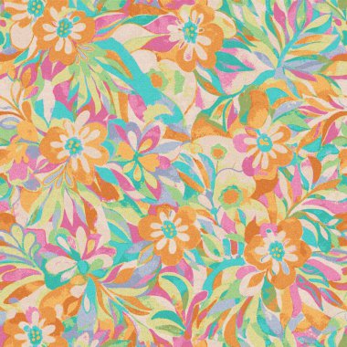 Yüksek çözünürlüklü beyaz tuval üzerinde boya kumaşı ve Shibori yaratıcı desen