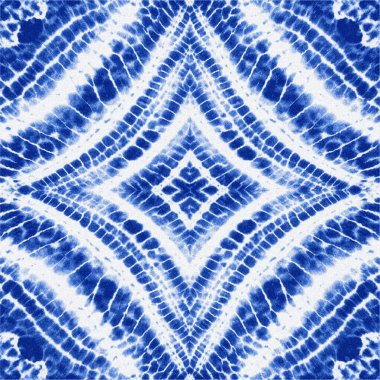 Yüksek çözünürlüklü beyaz tuval üzerinde boya kumaşı ve Shibori yaratıcı desen