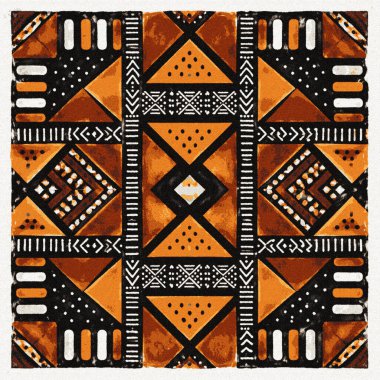 Yüksek çözünürlüklü beyaz tuval üzerinde boya kumaşı ve Shibori yaratıcı desen