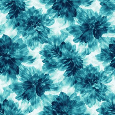 Yüksek çözünürlüklü beyaz tuval üzerinde boya kumaşı ve Shibori yaratıcı desen