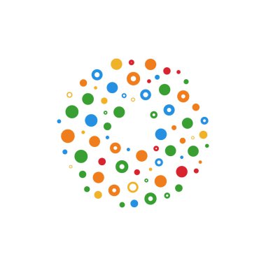 O harfi nokta desen renkleri