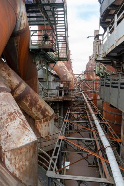 Demir fabrikası Voelklingen Demir Fabrikası 'nın Dünya Mirası Sanayi Tesisleri