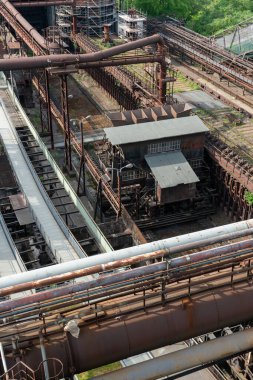 Demir fabrikası Voelklingen Demir Fabrikası 'nın Dünya Mirası Sanayi Tesisleri