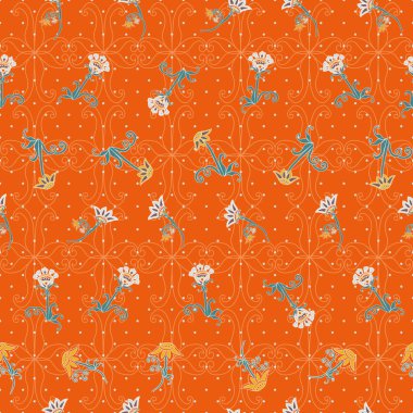 Maximalizm, enerjik, eklektik, Dopamin tasarım elementleri Vektör illüstrasyonu Bu tasarım yolda olmaktan geliyor ve tüm yabani çiçekleri ve bitkileri görüyor ve doğanın ortaya çıkardığı şekilleri