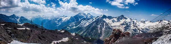 Panorama d'Elbrus, 3500m — Photo