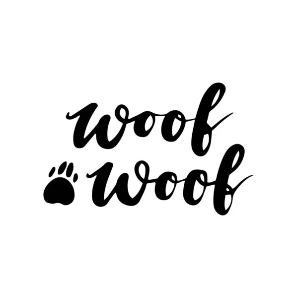 Svart Hvit Plakat Inspirerende Sitater Hunder Håndskrevne Fraser Hundeadopsjon Adoptere – stockvektor