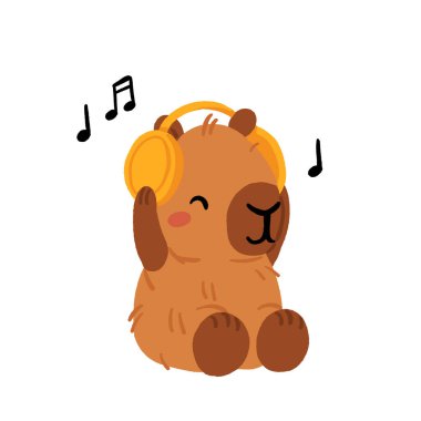 Kahve, Kitap, Örgü ve Rahatlatıcı Ev Etkinlikleri, Şirin Düz Vatandaş Çizgi Filmleri Koleksiyonu ile Konforlu Capybara Hygge Seti