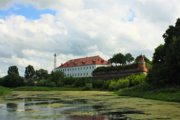 Ancien château sur la rivière — Photo