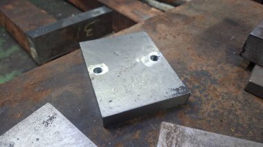 Makine kesimi için metal parçalar