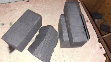 Farklı boyutlarda bir yığın yakın çekim