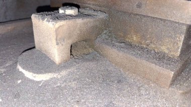 Bir araba tekerleğini kapat.