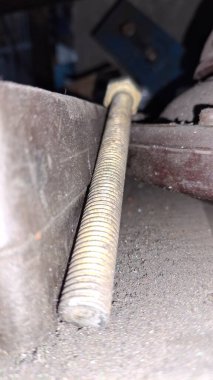 Bir arabanın yakın çekimi.