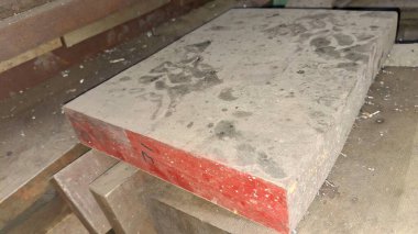 Parktaki ahşap bank.