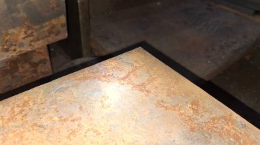 Metal plaka dokusu ve soyut arkaplan. Çelik yüzey paslanmış metal. Metal metal paslı. Metal metal.