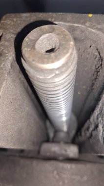 Motorun yakın plan görüntüsü