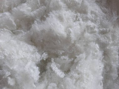 Beyaz kar arkaplanının yakın plan görüntüsü