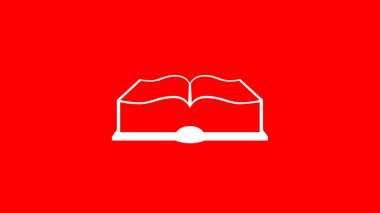 Kitap düz tasarım simgesi