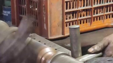 Öğütme makinesinin süreci