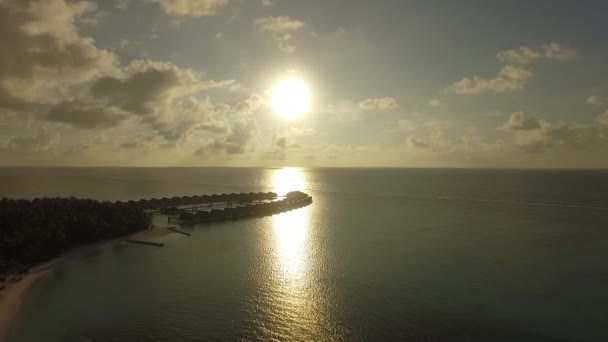 Sunrise in the Maldives — Stock Video