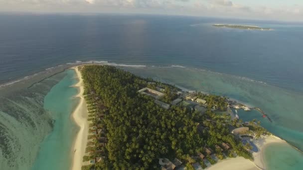Panorama der Malediven — Stockvideo