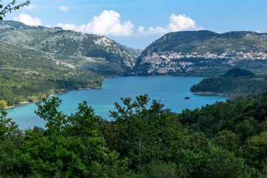 National Park of Abruzzo, Lazio and Molise (Italy) - Barrea lake clipart