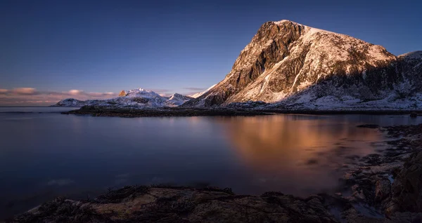 Offersoykamen sunset reflektioner — Stockfoto