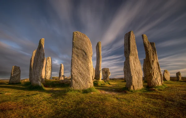 Círculo Callanish por do sol — Fotografia de Stock