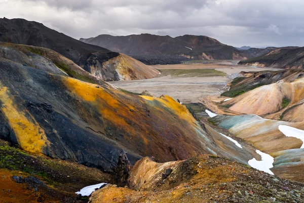 Landmannalaugar mountain camp — Stockfoto