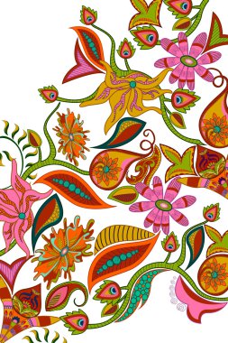 Çiçek arka plan dekore edilmiş