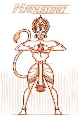 Hint Tanrı Hanuman yarım yamalak bakmak