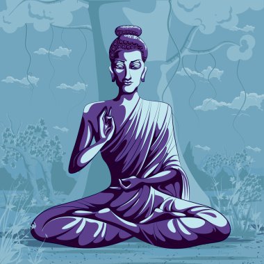 Hint Tanrı Buda meditasyon