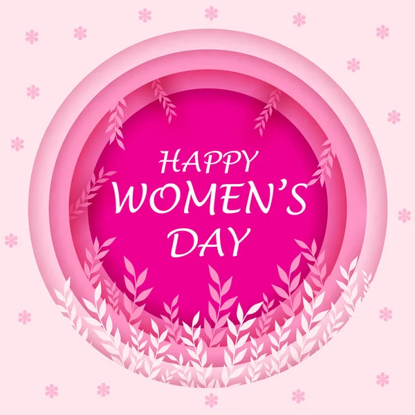 Happy Womens Day elegence Gruß zur Feier des 8. März — Stockvektor