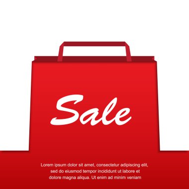 Satılık kırmızı poster