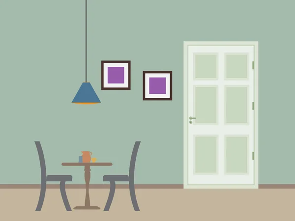 Salon intérieur — Image vectorielle