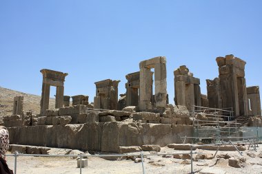Antik persepolis, iran kalıntıları 