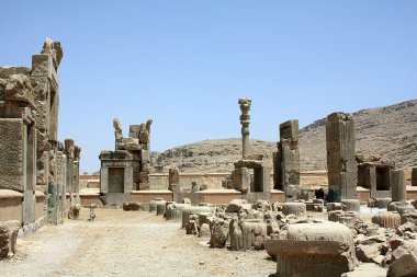 Antik persepolis, iran kalıntıları 