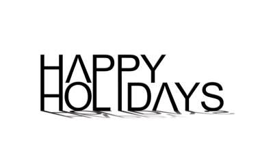 İyi tatiller kartı. 