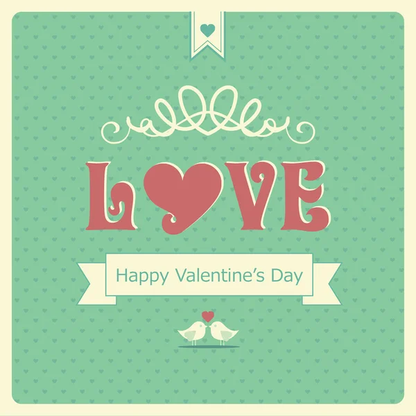 Cartão de Dia dos Namorados feliz — Fotografia de Stock